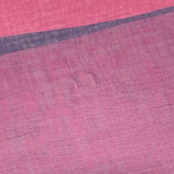 Auth HERMES Carre 140 - Navy Pink Scarf - Picture 5 of 5